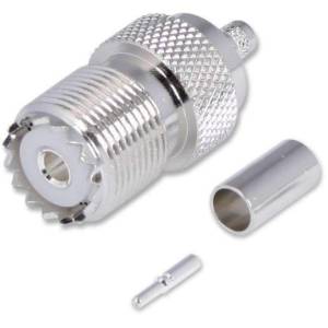 Crimp On Female UHF Antenna Connector | UHF-CONN-F