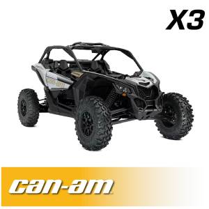 Can-Am Maverick X3 Complete Communication Kit with Bluetooth Intercom and 2-Way Radio 696 PLUS / M1 VHF Business Band / Top Mount | X3-696-M1-TM-HK