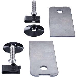 Camburg Black Fender Washer 10 Pack (aluminum washer, bolt, body clip, 1/8" tab) - Kit | CAM-040073