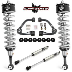 Camburg Ford F-150 4wd '21-24 FOX 2.0 Trail Series Kit (UNI CAP UCA) - Kit | CAM-110237-UC