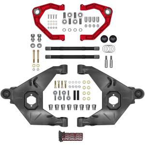 Camburg Ford Bronco '21-24 Trail Series L/T Kit w/ Axles (BILLET UCA) (RED) - Kit | CAM-110243-K-RED