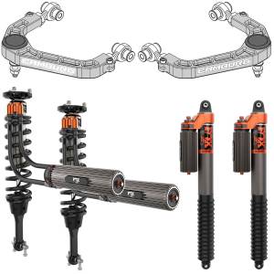 Camburg Ford F-150 4wd '21-24 FOX 3.0 Factory DSC Performance Kit (BILLET UCA) - Kit | CAM-110268-K