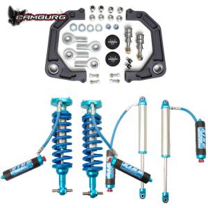Camburg Chevy/GMC 1500 2wd/4wd '19-24 King 2.5 Performance Kit w/ Adj (BILLET UCA) - Kit | CAM-210074-K