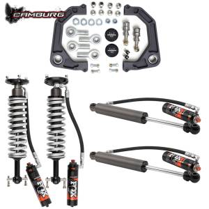 Camburg Chevy/GMC 1500 2wd/4wd '19-24 FOX 2.5 Performance Elite DSC Kit (BILLET UCA) - Kit | CAM-210088-K