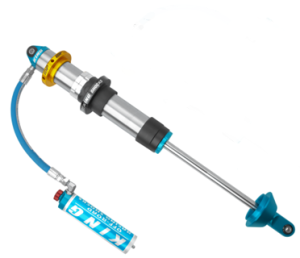 King 3.0" X 18 INCH TRAVEL Internal Bypass Hose Remote Reservoir with Adjusters | PR3018-COHR-AI