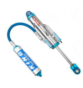 King 3.5" X 14 INCH TRAVEL Bypass Hose Remote Reservoir Non-Adjustable | RS3514-BP4H