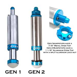 King Shocks Bump Stop GEN 1 - GEN 2