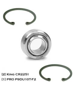 King Shocks - King Shocks Uni-Ball (Heim) Kit | Includes: (1) ProBearing P9DU10T-F2, (2) King CR2251 Snap Rings - Image 1